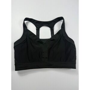 Fabletics High‎ Impact Sports Bra Adjustable Straps Black Size S
